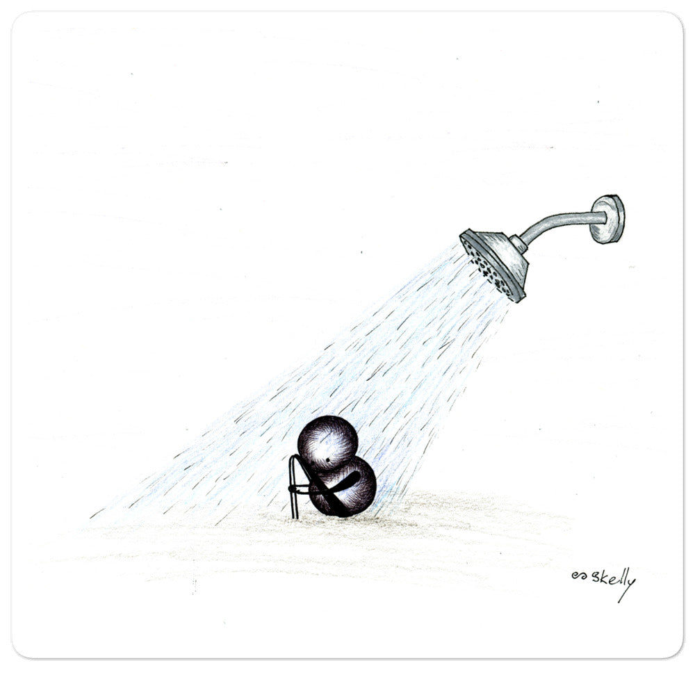 Shower - Bubble-free stickers