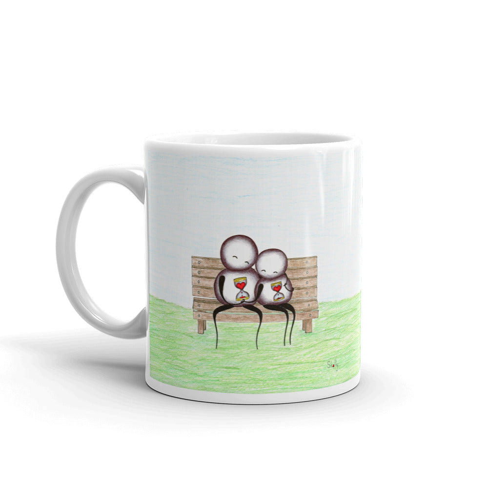 Hourglass Hearts - Mug