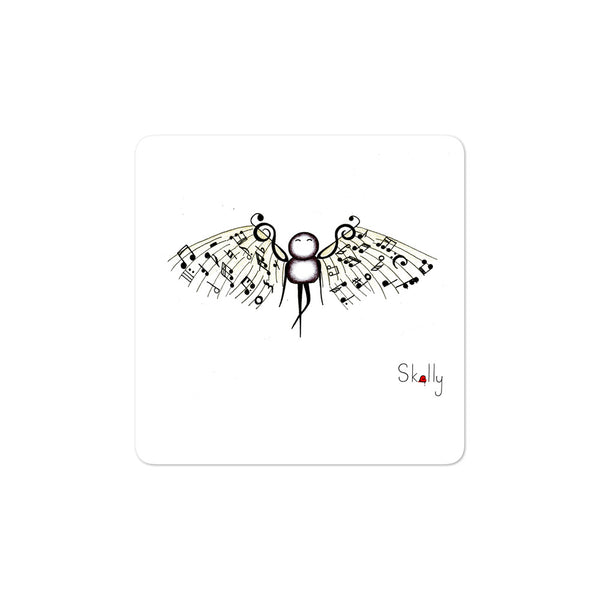Music Wings - Bubble-free stickers