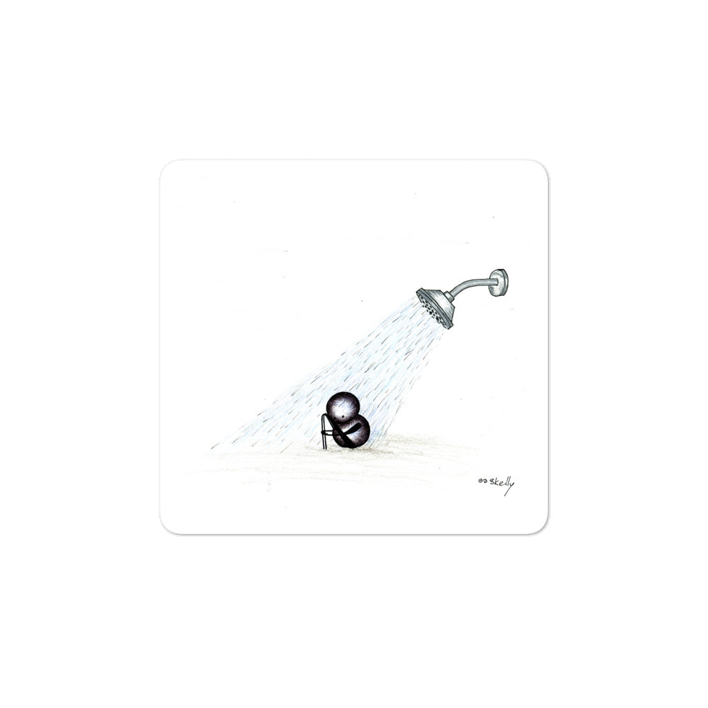 Shower - Bubble-free stickers