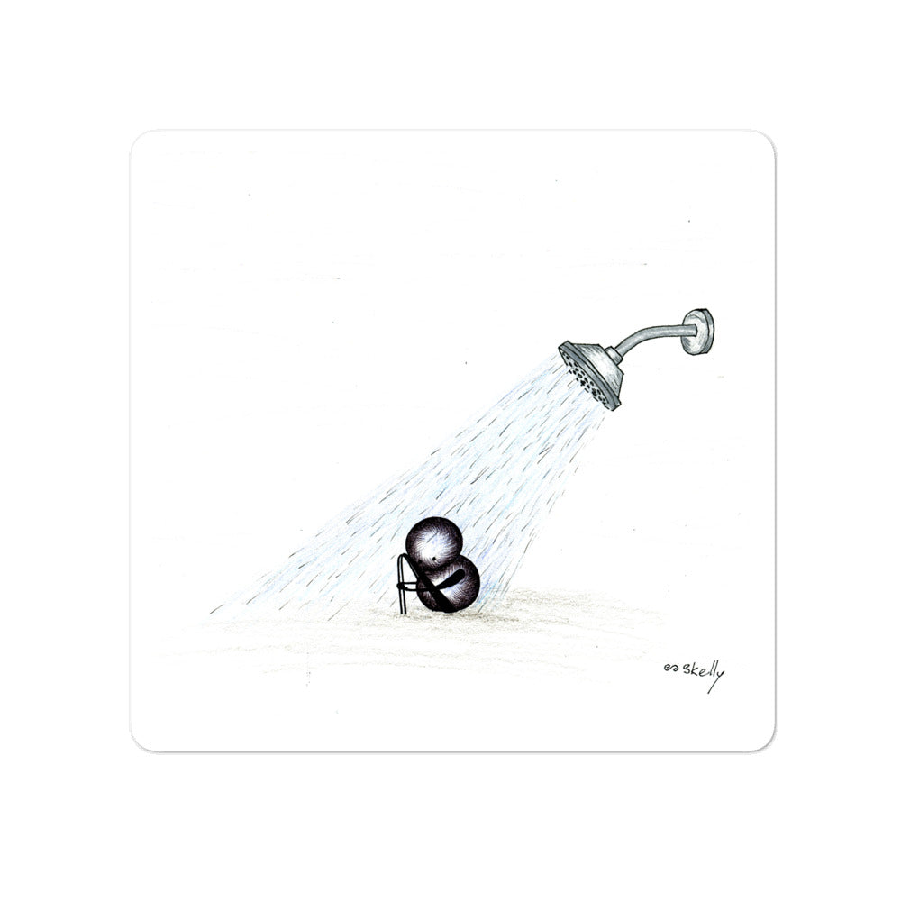 Shower - Bubble-free stickers